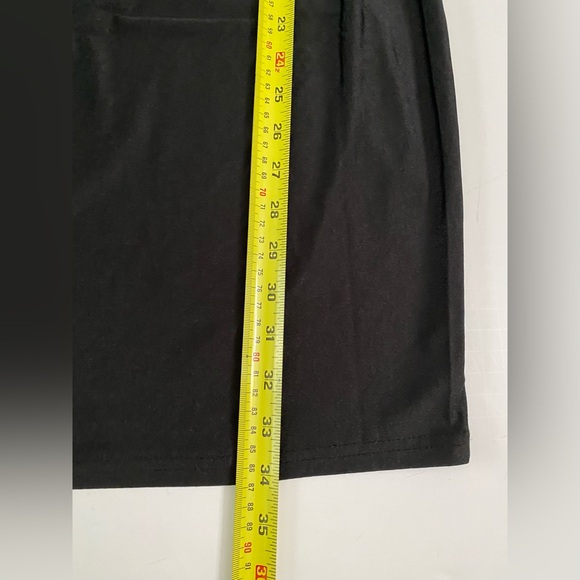 Bodycon Dress - White Fringe Accent / Backless Junior size L stretch fabric - Picture 4 of 11